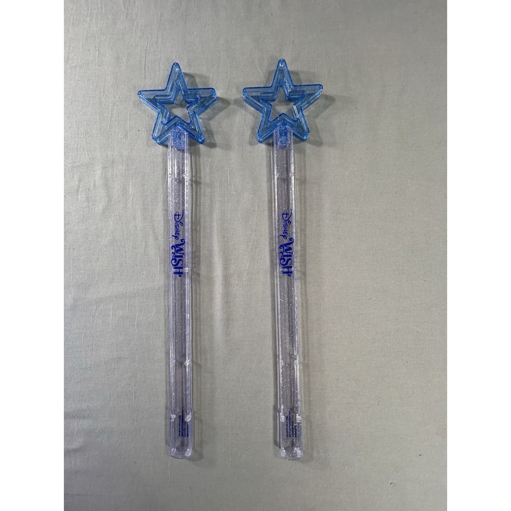 Disney Wish Wand Disney Theme Park Merchandise Lot Of 2